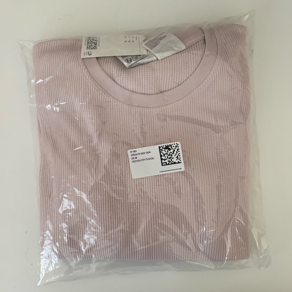 H&M || Light Pink Waffle Pajamas || size M, NWT